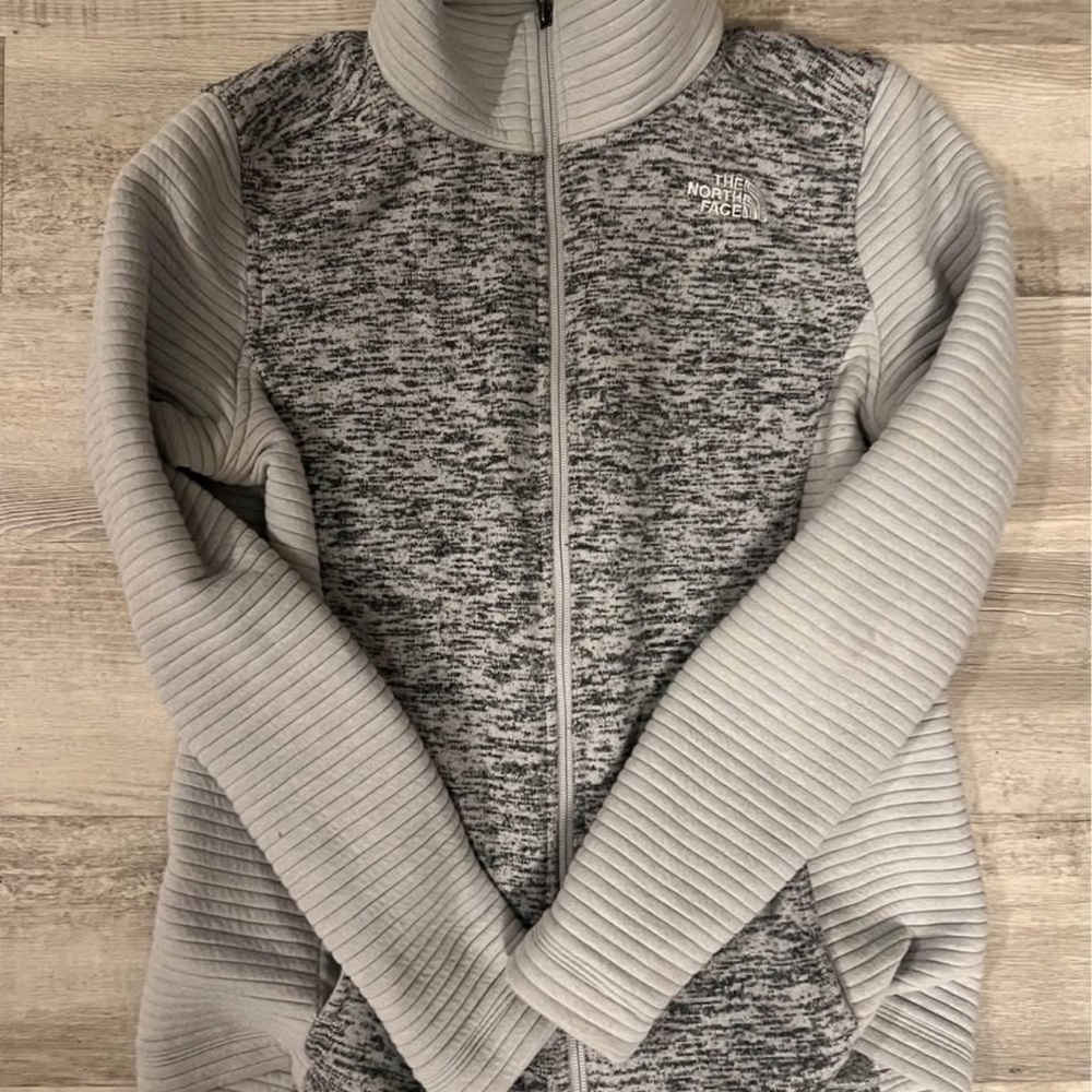 Women’s The North Face Gray Full-Zip Jacket